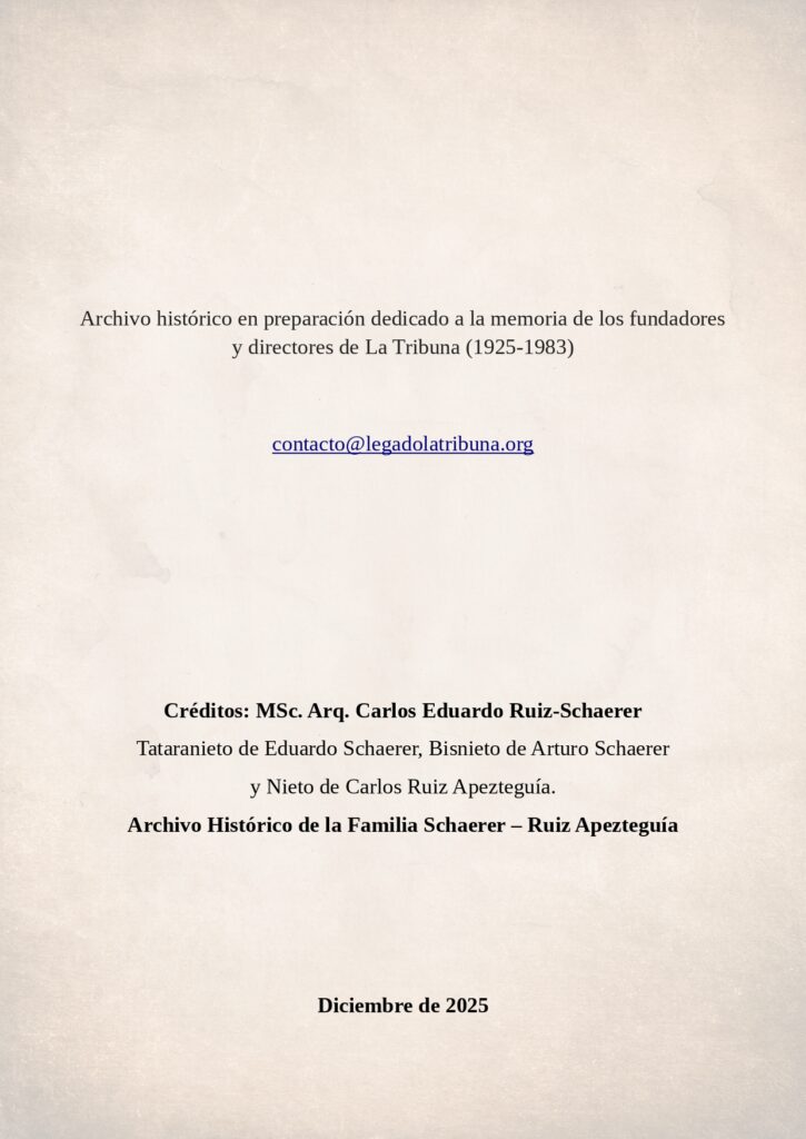 el legado de la tribuna 1925 1983 en su centenario page 0006